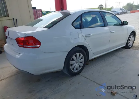 2013 Volkswagen Passat S from USA, damaged, VIN 1VWAP7A36DC060285